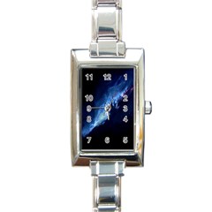 Nebula Rectangle Italian Charm Watch by Celenk