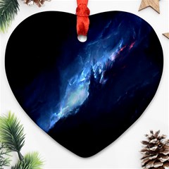 Nebula Ornament (heart) by Celenk