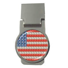 Geometricus Usa Flag Money Clips (round) 