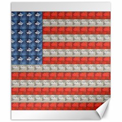 Geometricus Usa Flag Canvas 20  X 24   by Celenk