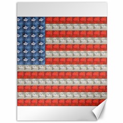 Geometricus Usa Flag Canvas 36  X 48  