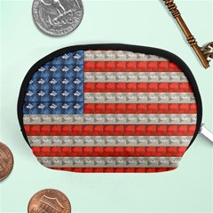 Geometricus Usa Flag Accessory Pouches (medium)  by Celenk