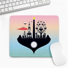 Future City Large Mousepads by Celenk