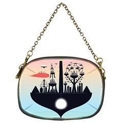 Future City Chain Purses (two Sides)  by Celenk