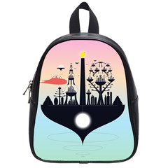 Future City School Bag (small) by Celenk