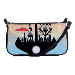 Future City Shoulder Clutch Bags