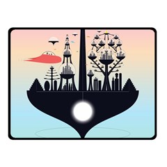 Future City Fleece Blanket (small)