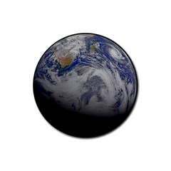 A Sky View Of Earth Rubber Coaster (round)  by Celenk