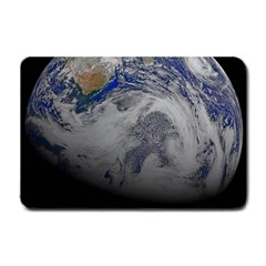 A Sky View Of Earth Small Doormat  by Celenk