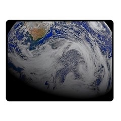 A Sky View Of Earth Fleece Blanket (small) by Celenk