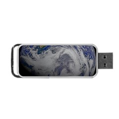 A Sky View Of Earth Portable Usb Flash (one Side) by Celenk