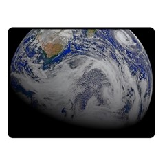 A Sky View Of Earth Double Sided Fleece Blanket (small)  by Celenk