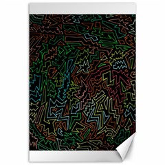 Zigs And Zags Canvas 24  X 36  by Celenk