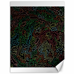 Zigs And Zags Canvas 36  X 48   by Celenk