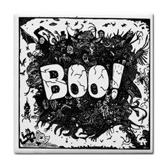 Monster Art Boo! Boo2 Tile Coasters