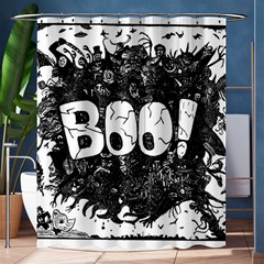 Monster Art Boo! Boo2 Shower Curtain 60  X 72  (medium)  by Celenk