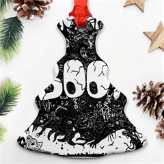 Monster Art Boo! Boo2 Christmas Tree Ornament (two Sides) by Celenk