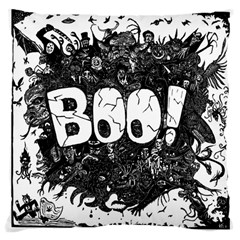 Monster Art Boo! Boo2 Large Cushion Case (one Side) by Celenk