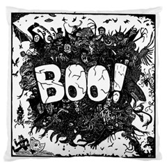 Monster Art Boo! Boo2 Large Flano Cushion Case (One Side)