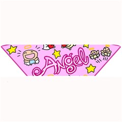 Pink Angel Star Large Bar Mats by Celenk