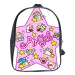 Pink Angel Star School Bag (XL) Front