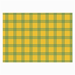 Green Stripes Large Glasses Cloth