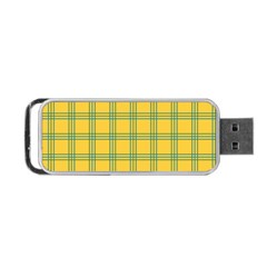 Green Stripes Portable Usb Flash (two Sides) by berwies