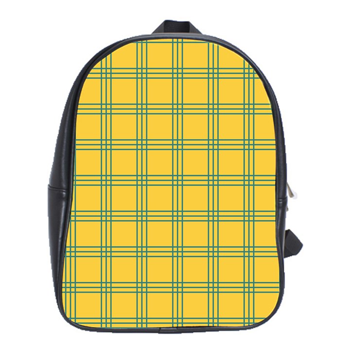 green stripes School Bag (XL)