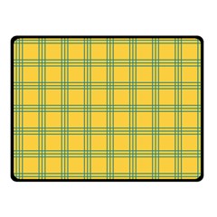 Green Stripes Double Sided Fleece Blanket (small)  by berwies