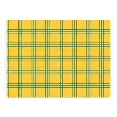 Green Stripes Double Sided Flano Blanket (mini)  by berwies