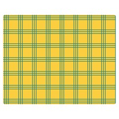 Green Stripes Double Sided Flano Blanket (medium)  by berwies