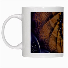 An Emperor Scorpion s 1001 Fractal Spiral Stingers White Mugs by jayaprime