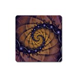 An Emperor Scorpion s 1001 Fractal Spiral Stingers Square Magnet Front