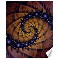 An Emperor Scorpion s 1001 Fractal Spiral Stingers Canvas 16  X 20   by jayaprime