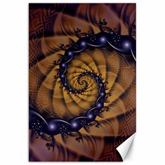 An Emperor Scorpion s 1001 Fractal Spiral Stingers Canvas 20  X 30   by jayaprime