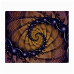 An Emperor Scorpion s 1001 Fractal Spiral Stingers Small Glasses Cloth (2-Side) Front