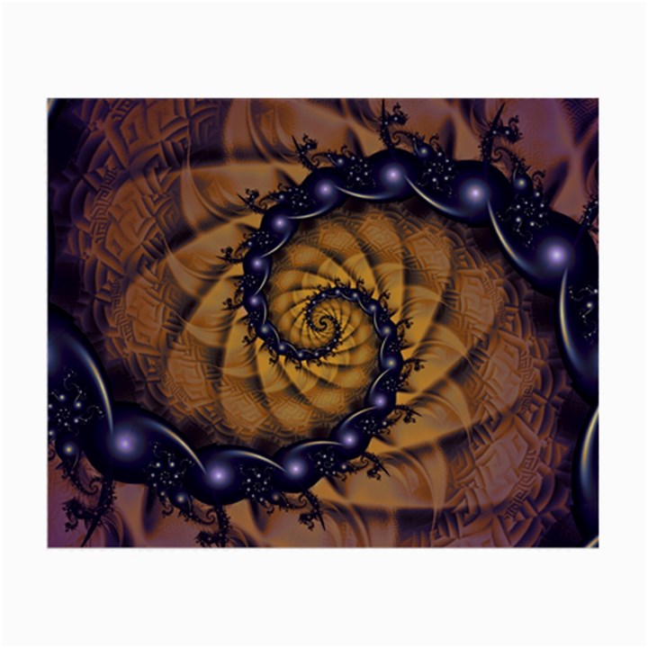 An Emperor Scorpion s 1001 Fractal Spiral Stingers Small Glasses Cloth (2-Side)