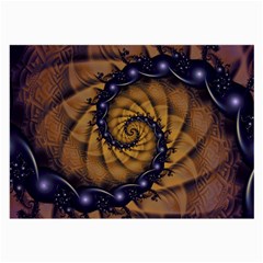 An Emperor Scorpion s 1001 Fractal Spiral Stingers Large Glasses Cloth by jayaprime