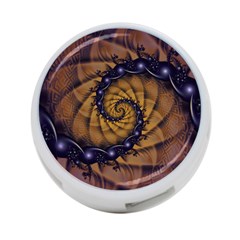 An Emperor Scorpion s 1001 Fractal Spiral Stingers 4-port Usb Hub (one Side) by jayaprime