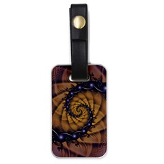 An Emperor Scorpion s 1001 Fractal Spiral Stingers Luggage Tags (one Side)  by jayaprime