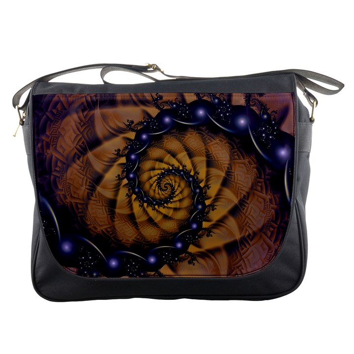 An Emperor Scorpion s 1001 Fractal Spiral Stingers Messenger Bags