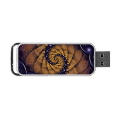 An Emperor Scorpion s 1001 Fractal Spiral Stingers Portable Usb Flash (one Side) by jayaprime