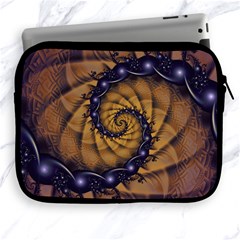 An Emperor Scorpion s 1001 Fractal Spiral Stingers Apple Ipad 2/3/4 Zipper Cases by jayaprime