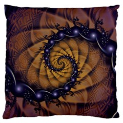 An Emperor Scorpion s 1001 Fractal Spiral Stingers Standard Flano Cushion Case (two Sides) by jayaprime