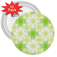 Intersecting Lines Pattern 3  Buttons (10 Pack)  by dflcprints