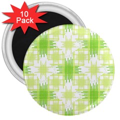 Intersecting Lines Pattern 3  Magnets (10 Pack)  by dflcprints