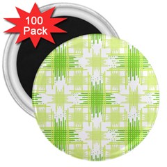 Intersecting Lines Pattern 3  Magnets (100 Pack) by dflcprints