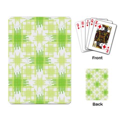 Intersecting Lines Pattern Playing Card by dflcprints