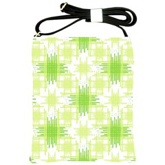 Intersecting Lines Pattern Shoulder Sling Bags by dflcprints