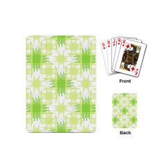 Intersecting Lines Pattern Playing Cards (mini)  by dflcprints